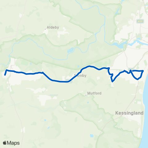 Borderbus  map
