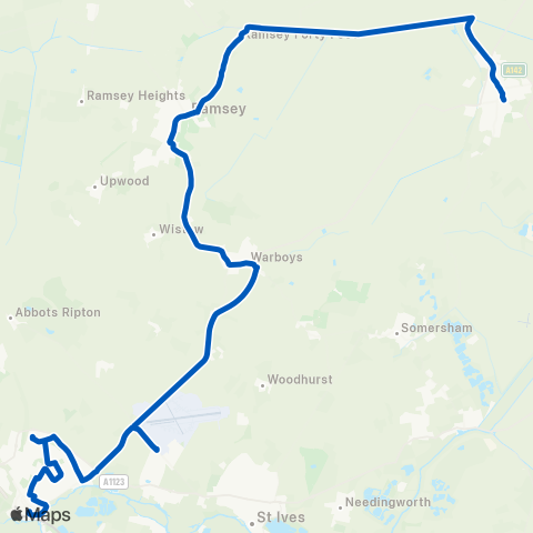 Dews Coaches East Park Street - Bus Station map