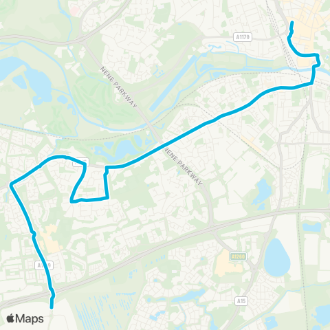 Central Connect  map