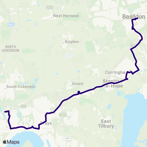 First Essex Bus Station - Bus Station map