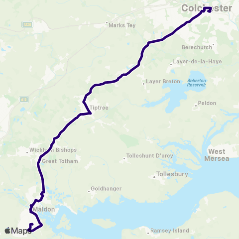 First Essex Blackwater Leisure Centre - Osborne St map