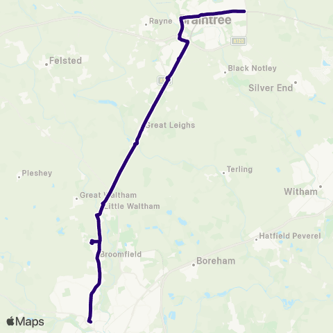 First Essex Bus Interchange - Bus Station map