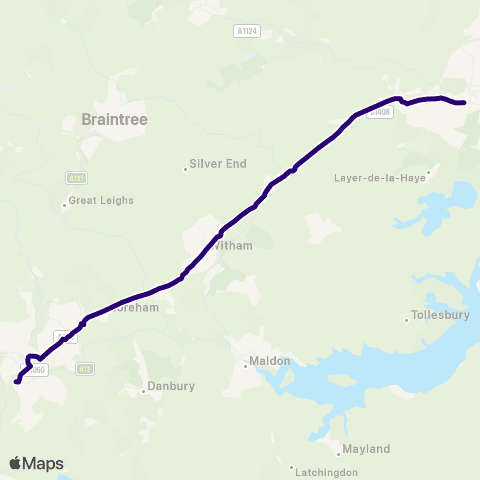 First Essex Wood Street - Norman Way Schools map