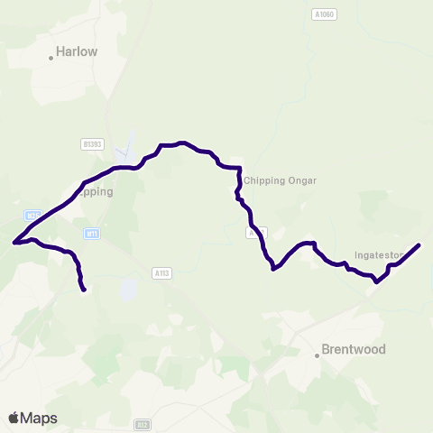 First Essex Roding Hall - Seymour Field map