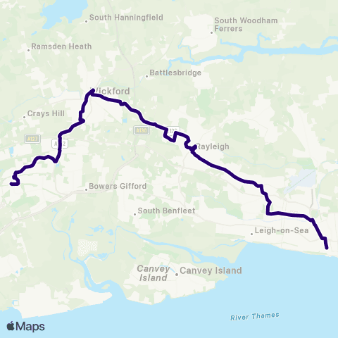 First Essex Travel Centre - Bus Station map