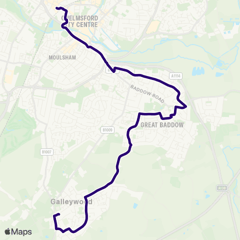 First Essex Keene Hall - Bus Station map