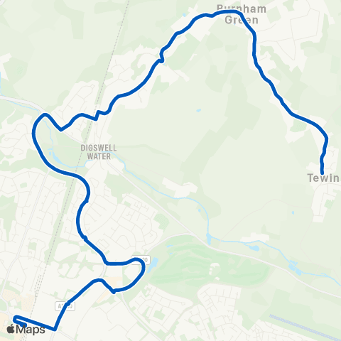 A2B Bus and Coach Rose and Crown Ph - Bus Station map