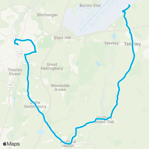 Central Connect Coach Station - Interchange map
