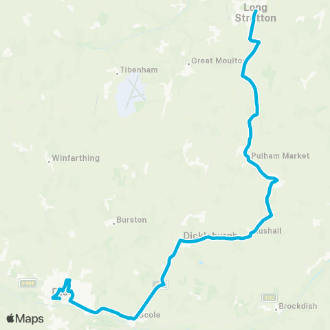 Central Connect Tattlepot Road - Bus Station map