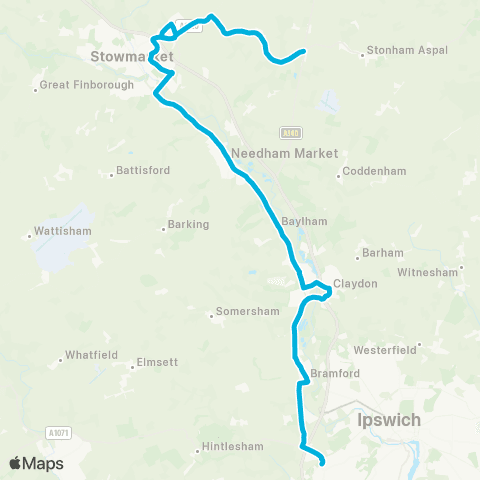 Central Connect Suffolk One - Brewery Farm map