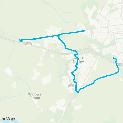 Central Connect Nayling Road - Notley High School map