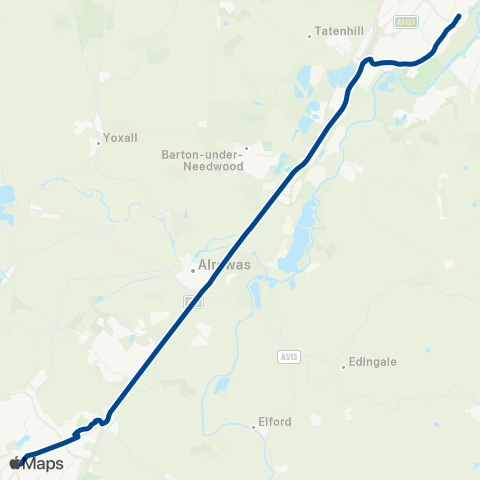 Diamond Bus East Midlands  map