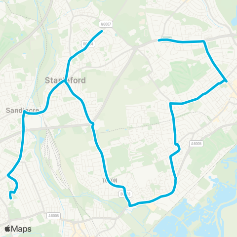 Central Connect  map