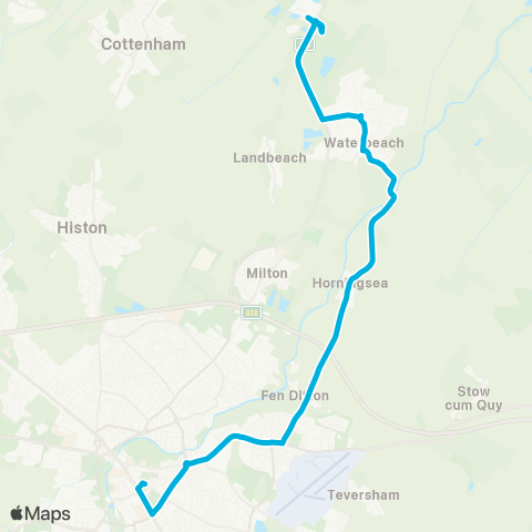 Central Connect  map