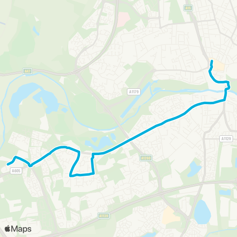 Central Connect  map