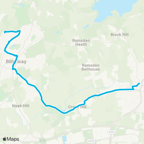 Central Connect  map