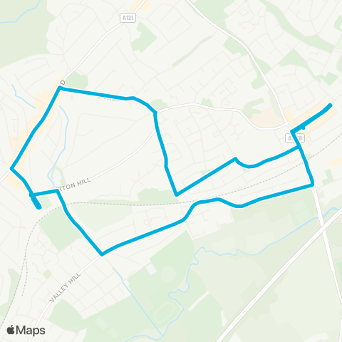 Central Connect  map