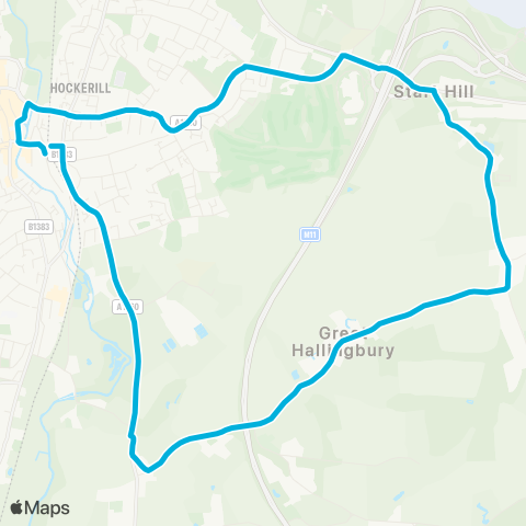 Central Connect  map