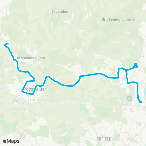 Central Connect  map