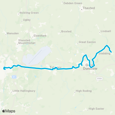 Central Connect  map