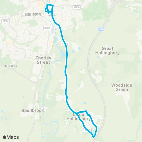 Central Connect  map