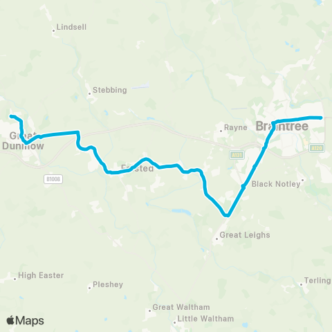 Central Connect  map