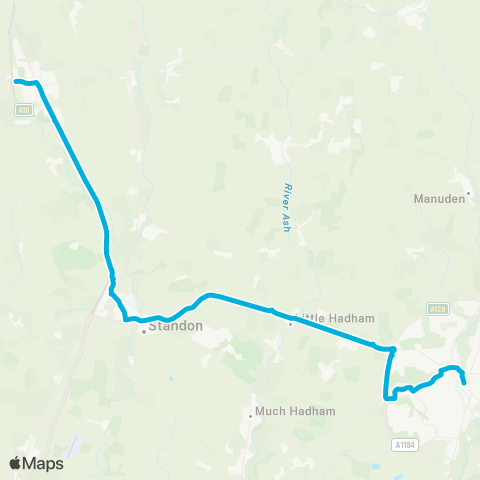 Central Connect  map