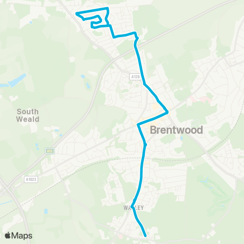 Central Connect  map