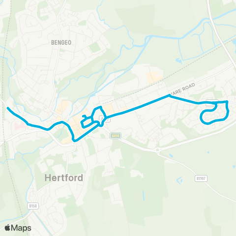 Central Connect  map