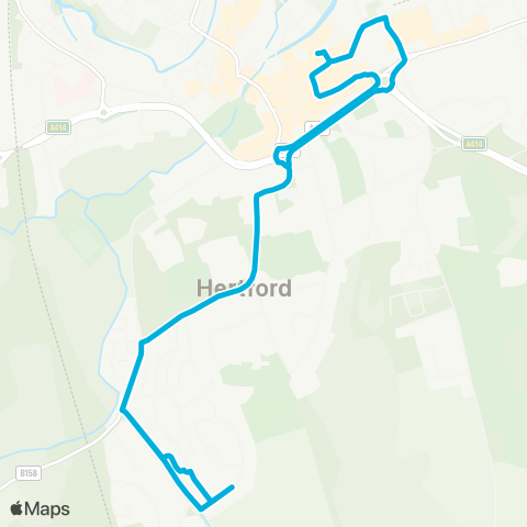 Central Connect  map