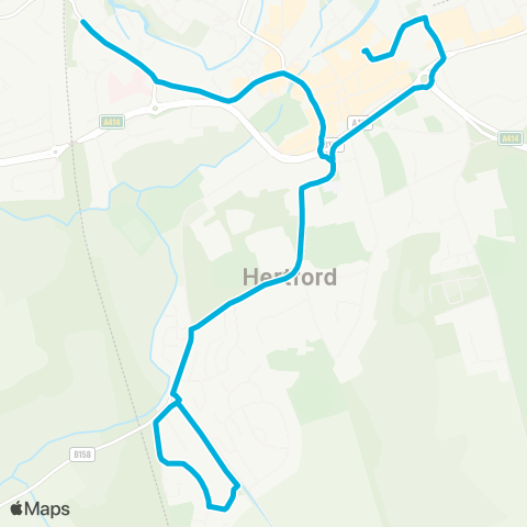 Central Connect  map