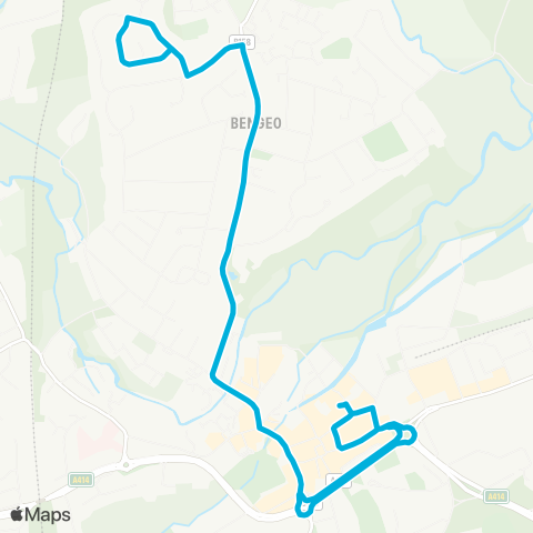 Central Connect  map