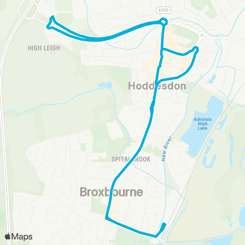 Central Connect  map