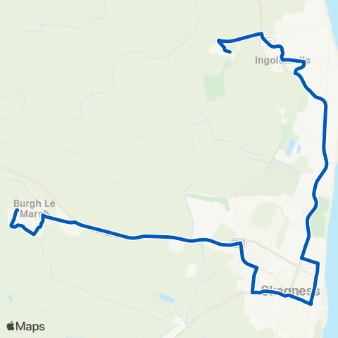 Brylaine Travel The Kings Head Ph - Wainfleet Road map