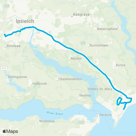 Central Connect Suffolk One - St Edmunds Road map