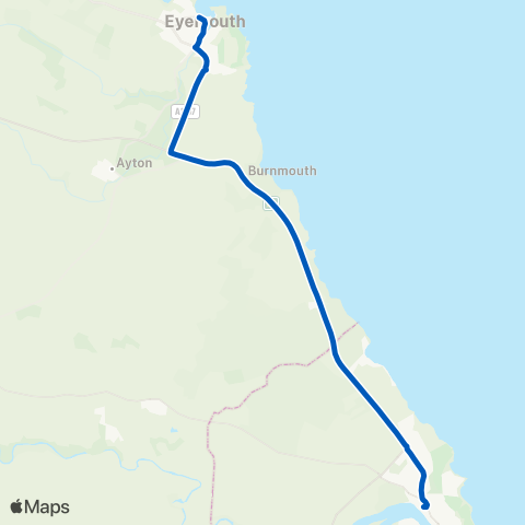 Borders Buses  map