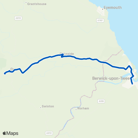 Borders Buses Retail Park - Dunlop House map