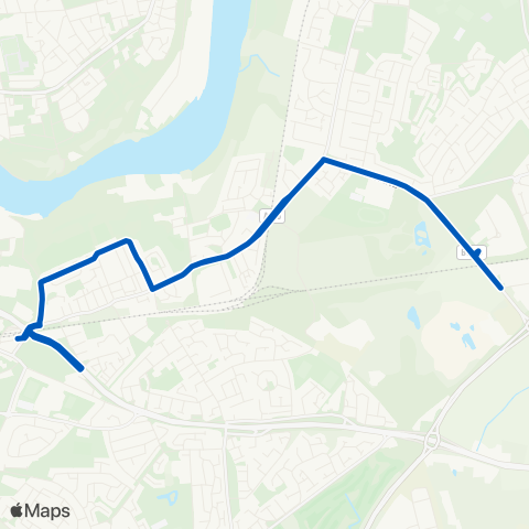 Gateshead Central Buses  map