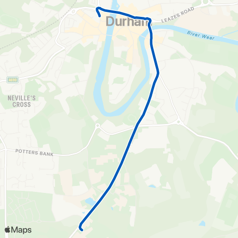 Gateshead Central Buses  map