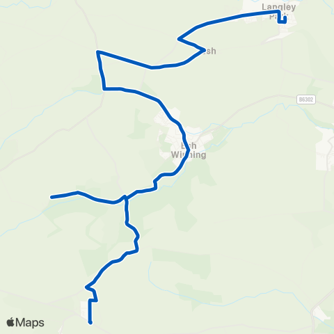 Gateshead Central Buses  map