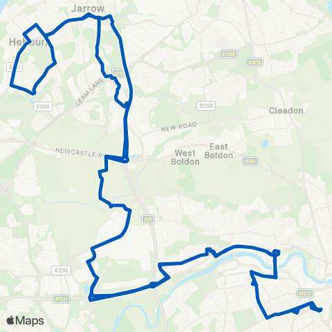 Gateshead Central Buses Interchange - Interchange map