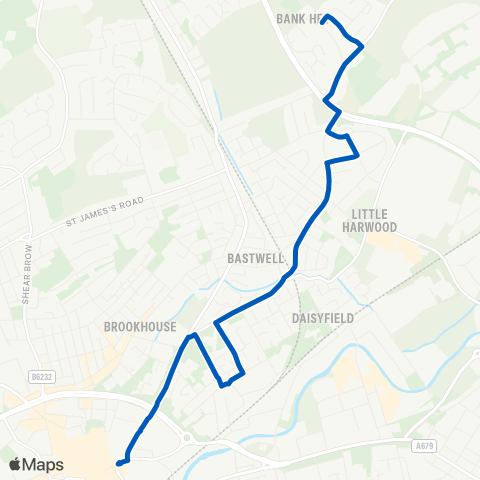 Blackburn Private Hire  map