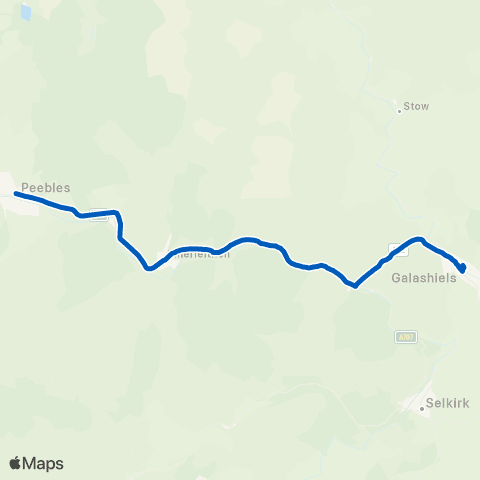 Borders Buses Bus Sta - Galashiels Transport Interchange map