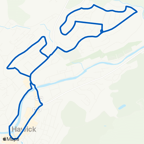 Borders Buses Mart St Bus Stance - Mart St Bus Stance map