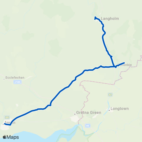 Andersons of Langholm Meikleholmside - Butts Street map