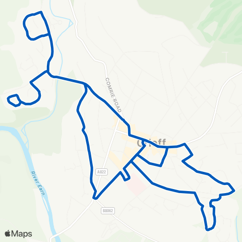 Burnbrae Garage James Square - Hospital map
