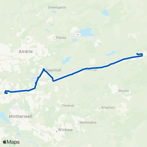 ARG Travel Supermarket - Harthill Services map