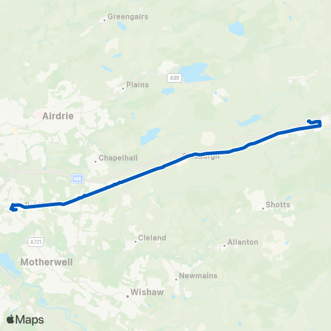 ARG Travel Harthill Services - Supermarket map