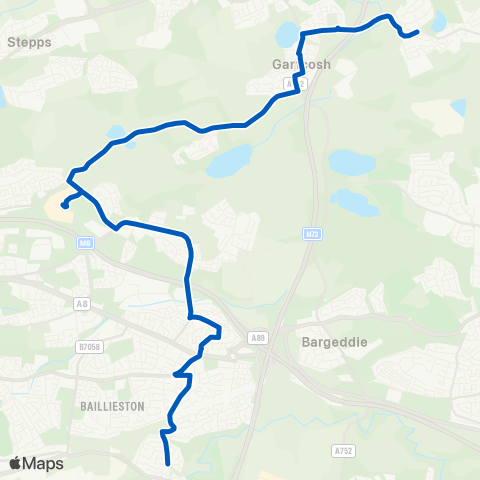 ARG Travel Lusshill Terrace - Gainside Road map