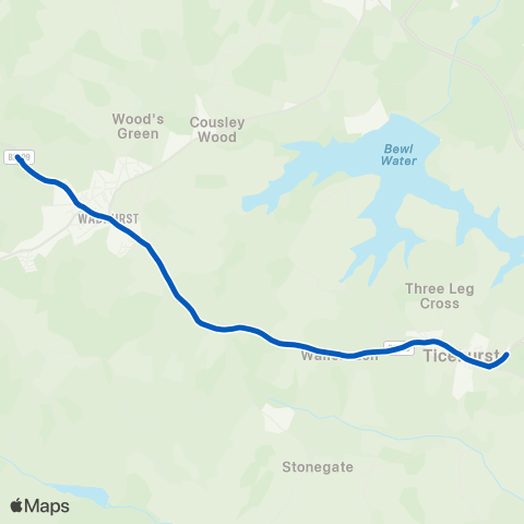 Autocar Bus & Coach Services Railway Station - Horsegrove Avenue map